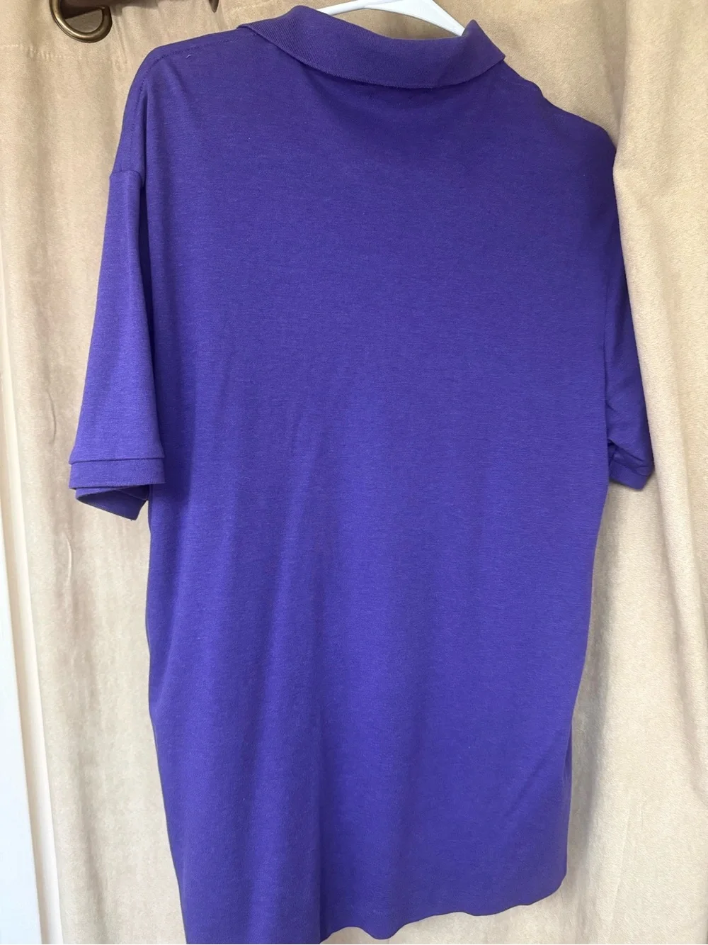 Ralph Lauren Purple Polo Shirt with Green Pony